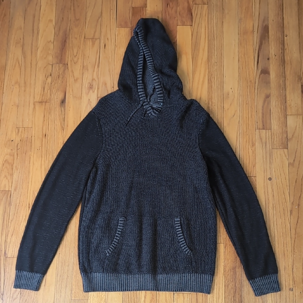 Urban Pipeline Black Hooded Sweater Casual Knit